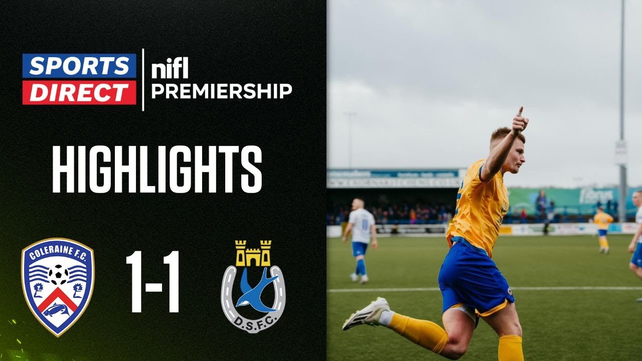 Entertaining Draw! | Coleraine 1-1 Dungannon Swifts | #sportsdirectprem