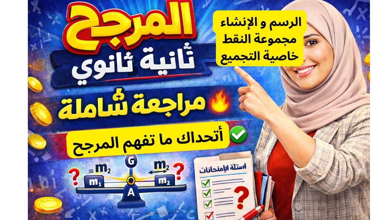 المرجح كل المفاهيم و الاسئلة المكررة شرح مفصل أتحداك ماتفهم👊 الثانية ثانوي