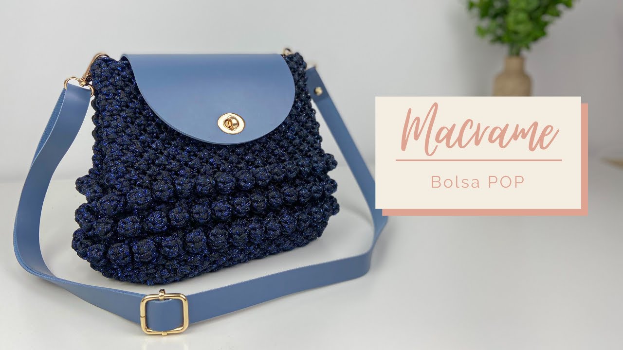 MACRAME PASSO A PASSO - Bolsa Pop