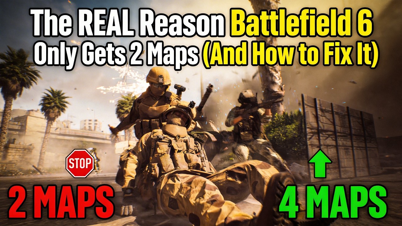 The REAL Reason Battlefield 6 Only Gets 2 Maps per Season instead of 4 Map (And How to Fix It)