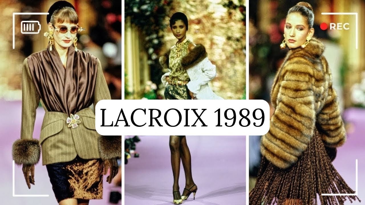 Christian Lacroix Fall 1989: A Haute Couture Masterpiece
