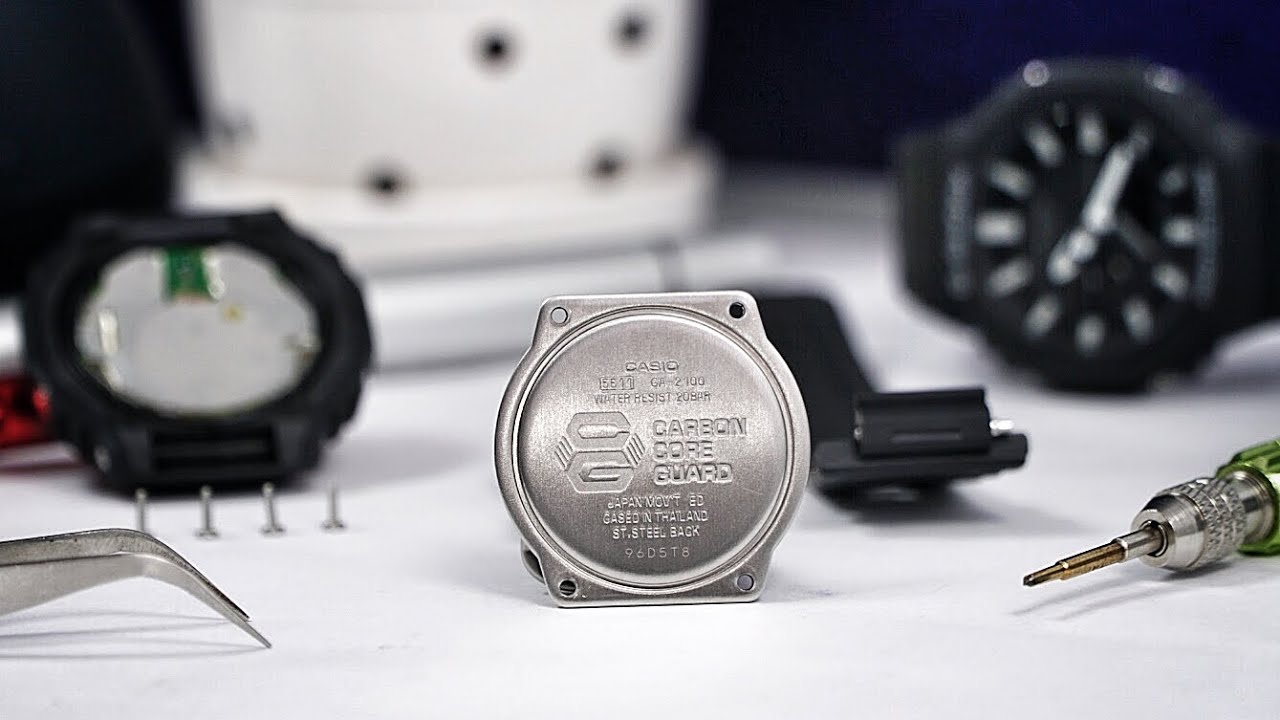 THE SLIMMEST G-SHOCK WATCH | Whats inside the GA-2100 Royal Carbon Oak watch