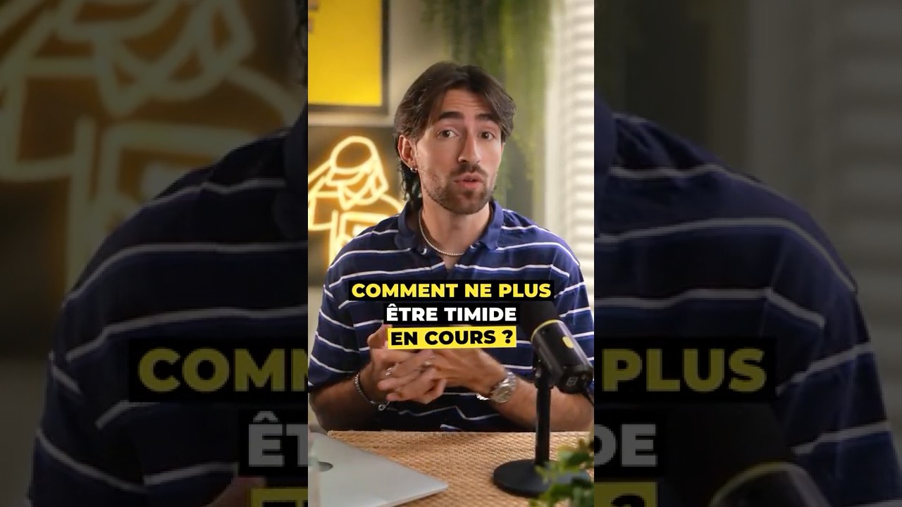 Comment ne plus &ecirc;tre timide en cours ? 🧑&zwj;🏫