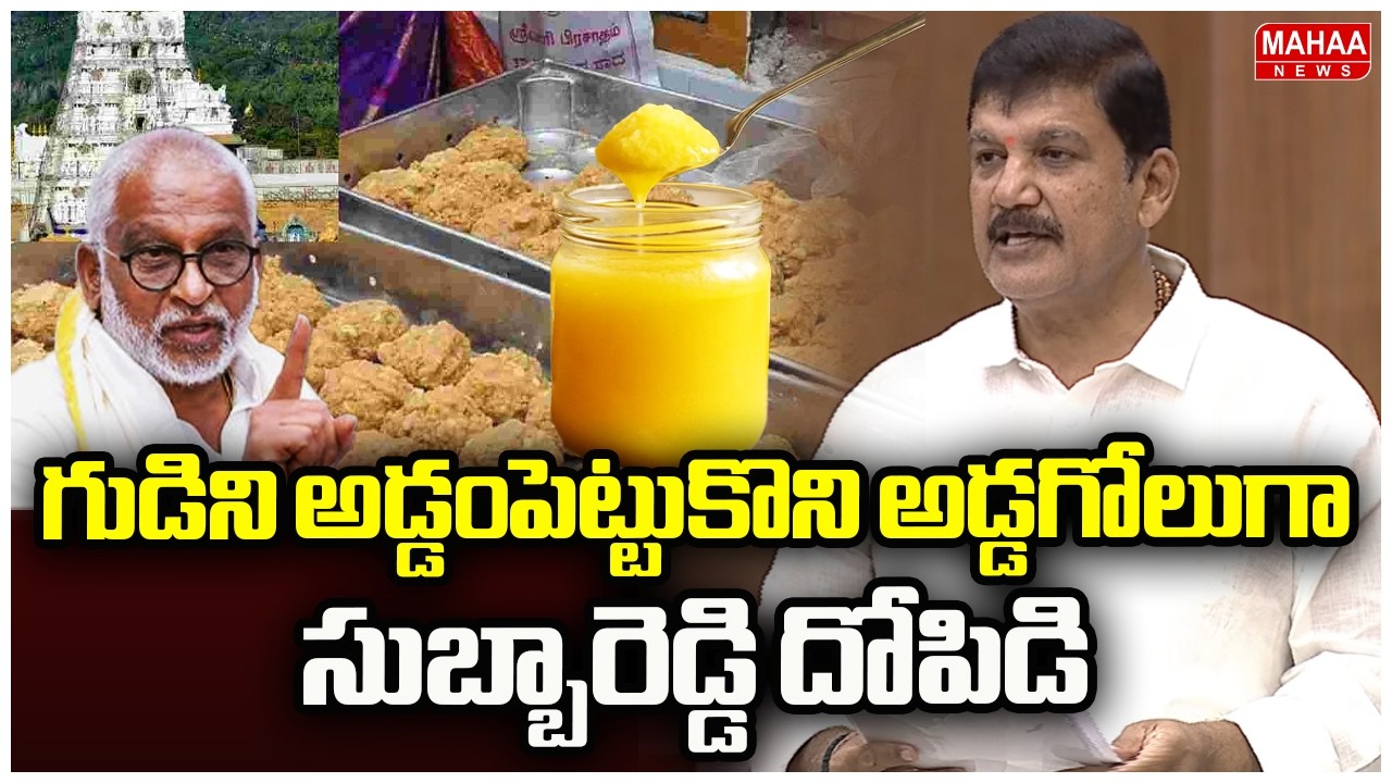 గుడిని అడ్డంపెట్టుకొని అడ్డగోలుగా సుబ్బారెడ్డి దోపిడి | Dhulipalla Narendra Fire On YV Subbareddy