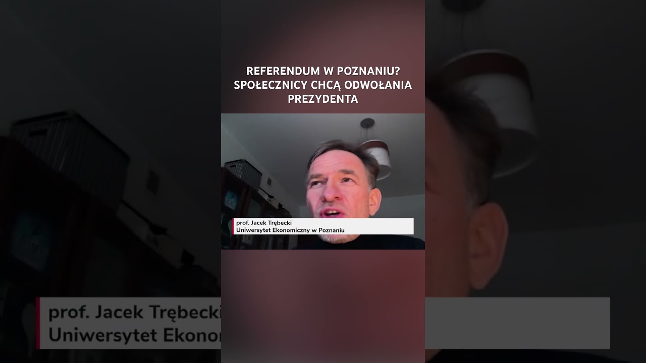 Social activists want the mayor of Poznań recalled. Will there be a referendum? #Poznań #WTK