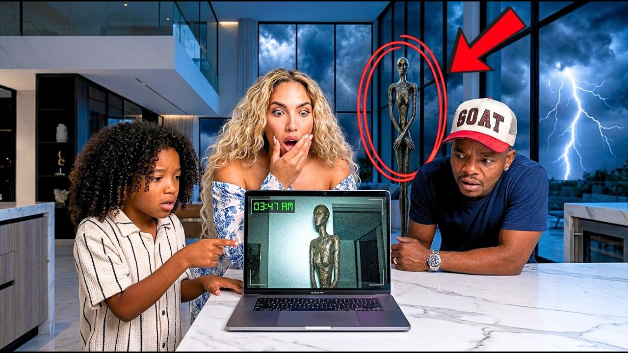 Our Security Camera Caught the Statue MOVING at 3am | The Beverly Halls