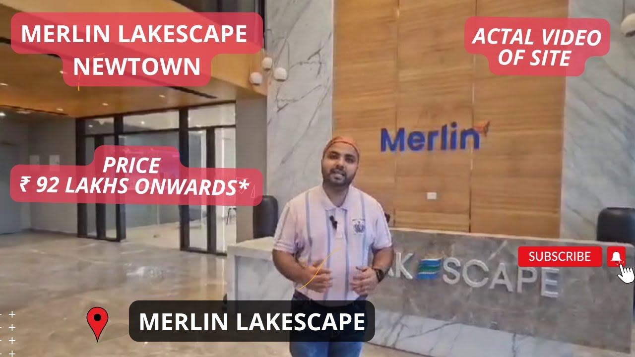 Merlin Lakescape Newtown |☎️+91-7604092445 | 3 BHK Flats in New Town Kolkata |₹ 92 lacs #3bhk
