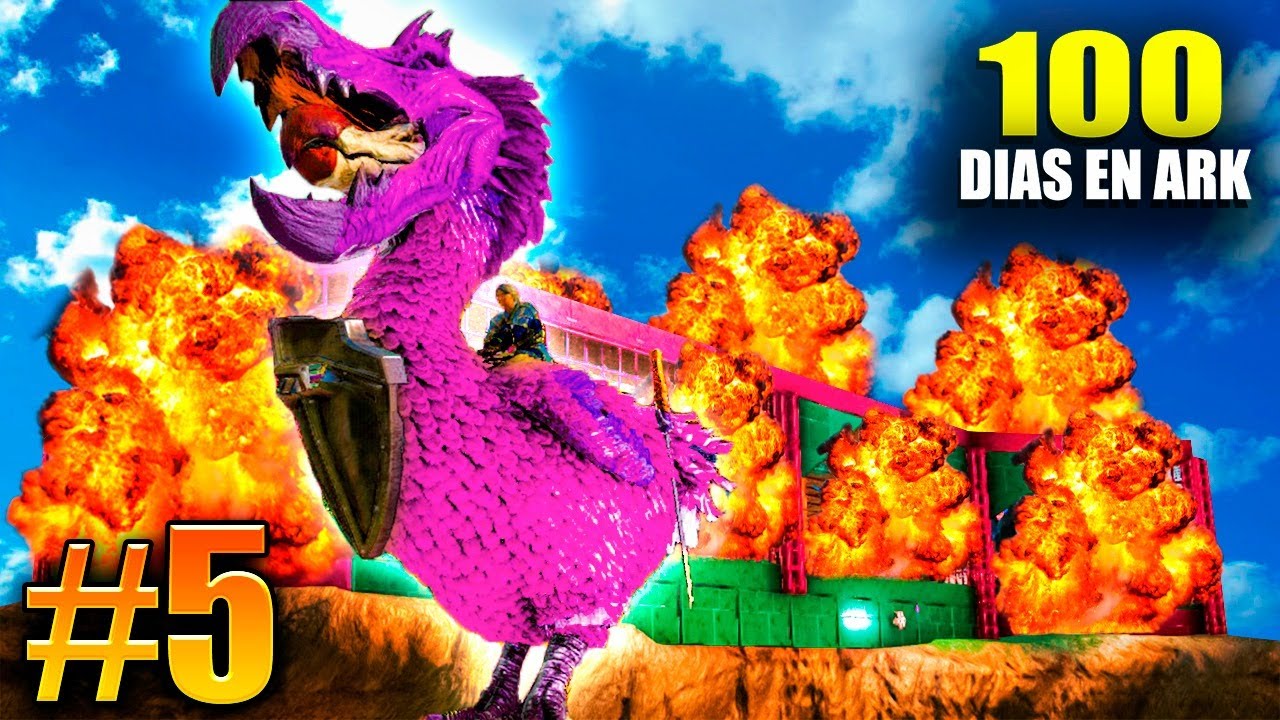 MI *DODO BOMBA* DESTRUYE LA CASA 😲 100 D&Iacute;AS en DEMONIC WORLD #5 🔥 ARK