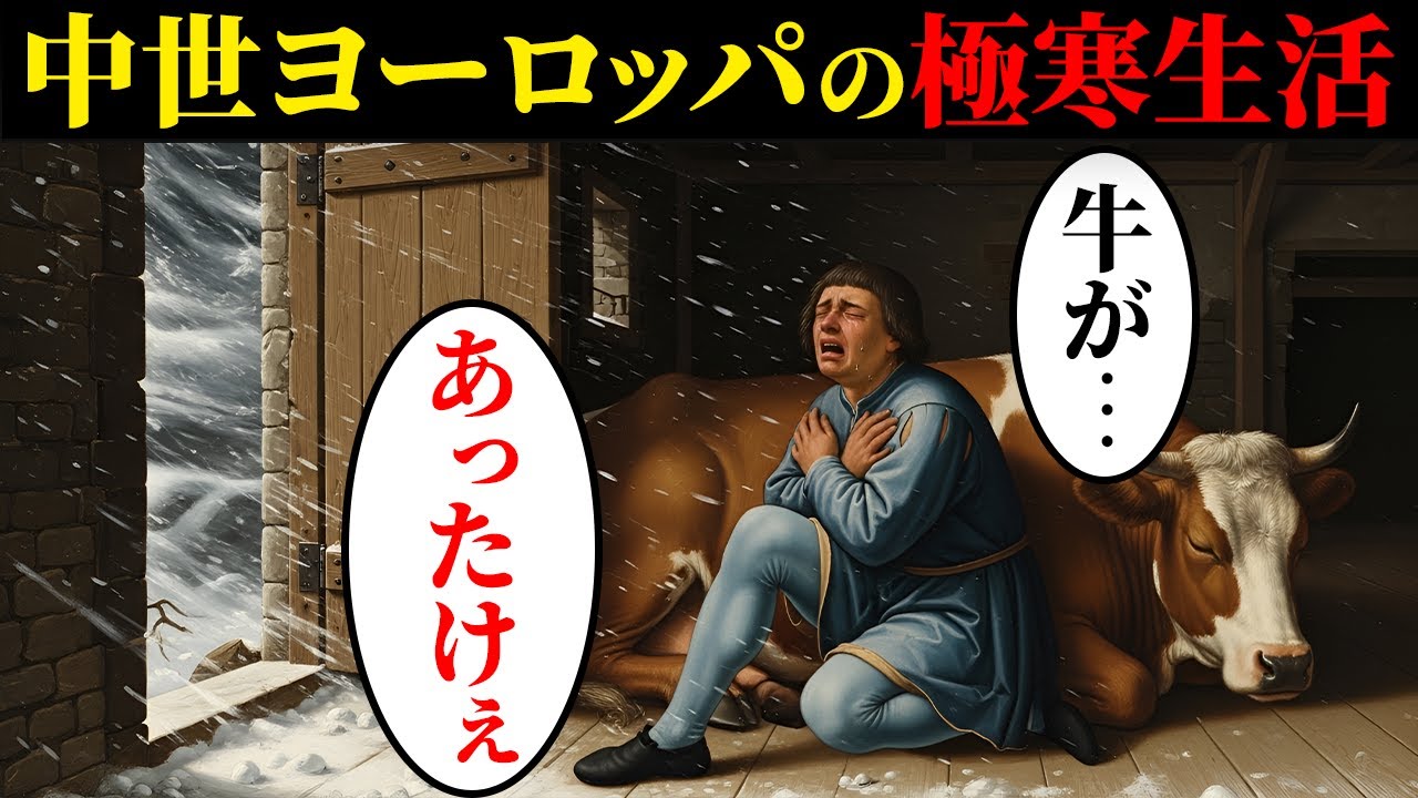 中世ヨーロッパの庶民は極寒の冬をどう乗り越えたのか？現在より過酷な小氷河期…【世界絵画ストーリー】