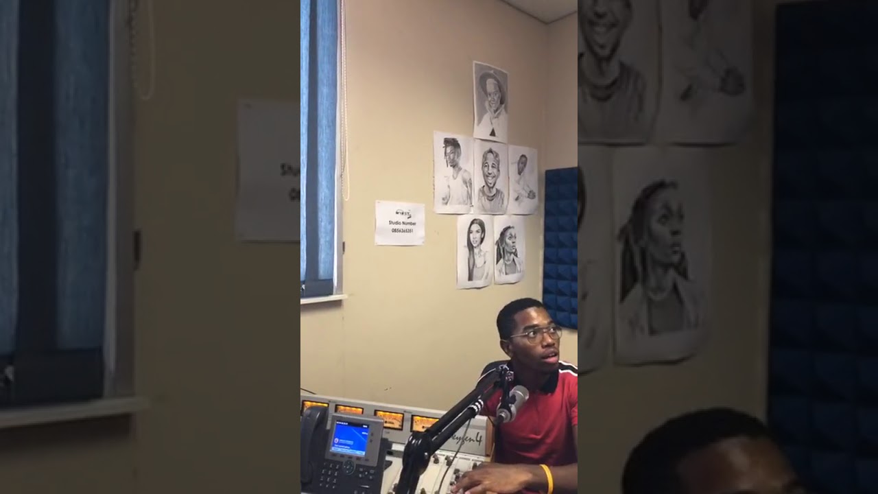 Exit and Samuel Ngodji having a good time at NUST FM(interview)