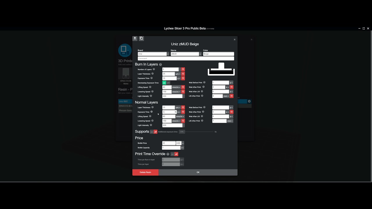 Uniz IBEE Lychee Setup
