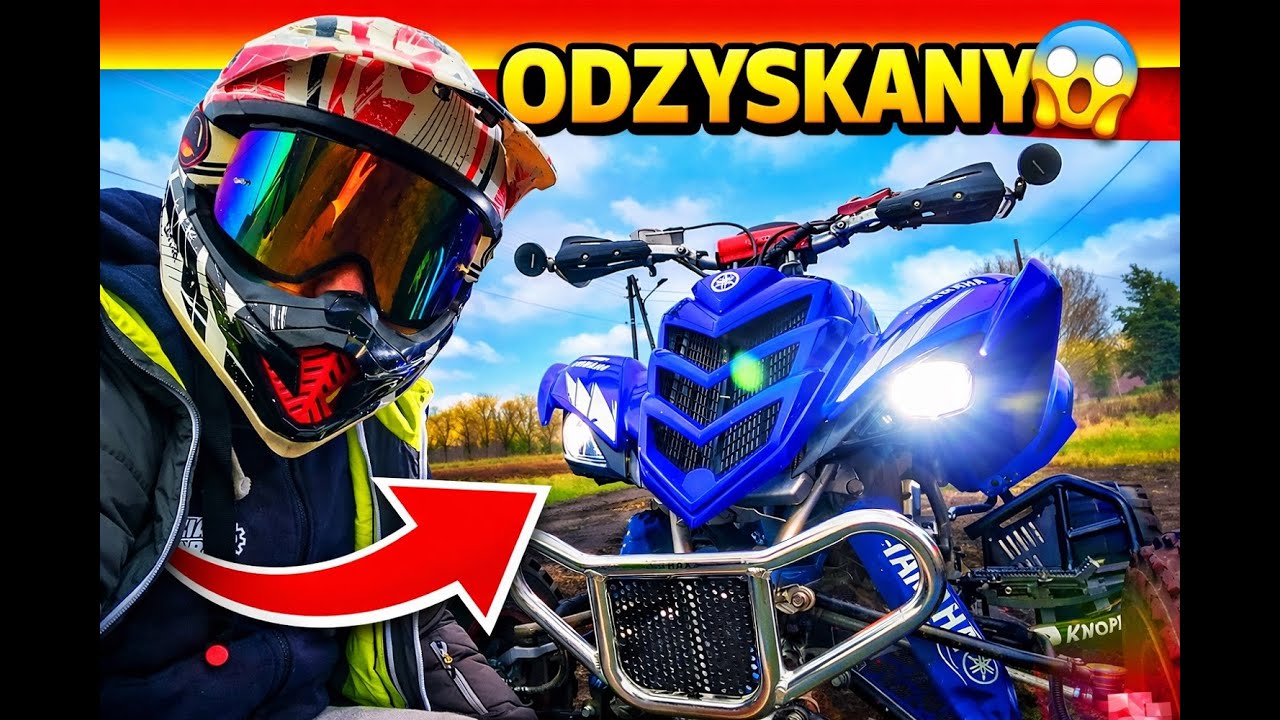 🔥 Odzyskałem QUADA Yamaha RAPTOR 700! Powrót na kanał!