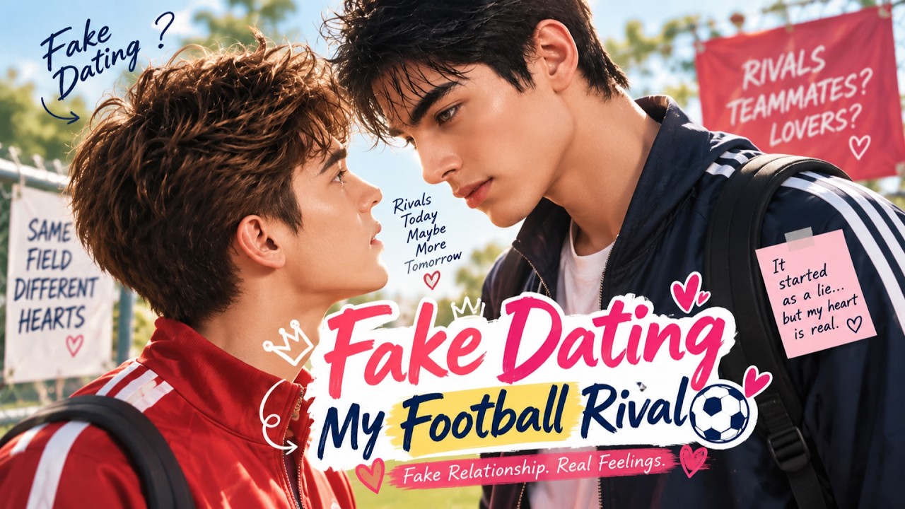 BL Series🌈 | Fake Dating My Football Rival | My Nemesis Had Hidden Feelings  #reelshort #ai
