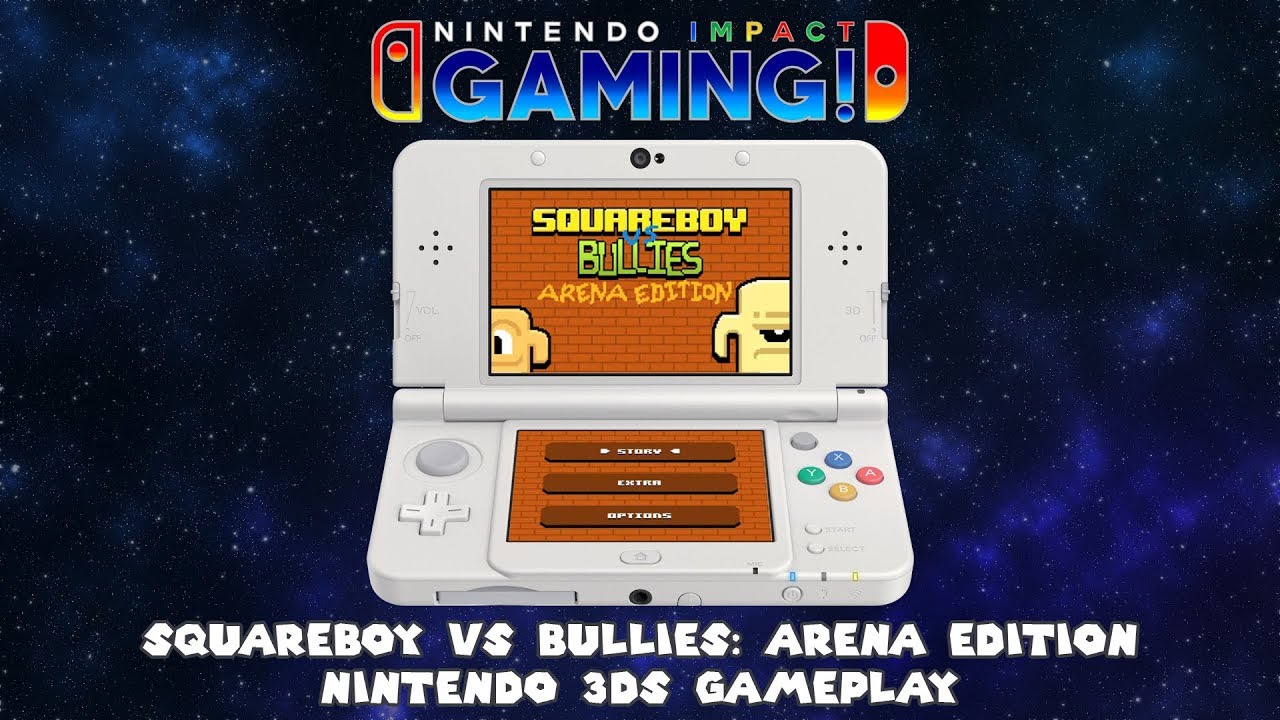 Squareboy vs Bullies: Arena Edition | Nintendo 3DS Gameplay
