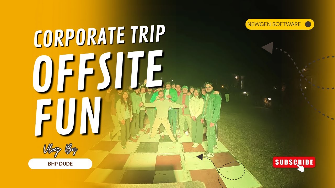 Newgen Software Working Culture Truth | Offsite Vlog | Riding Scrambler 400x to the corporate trip.