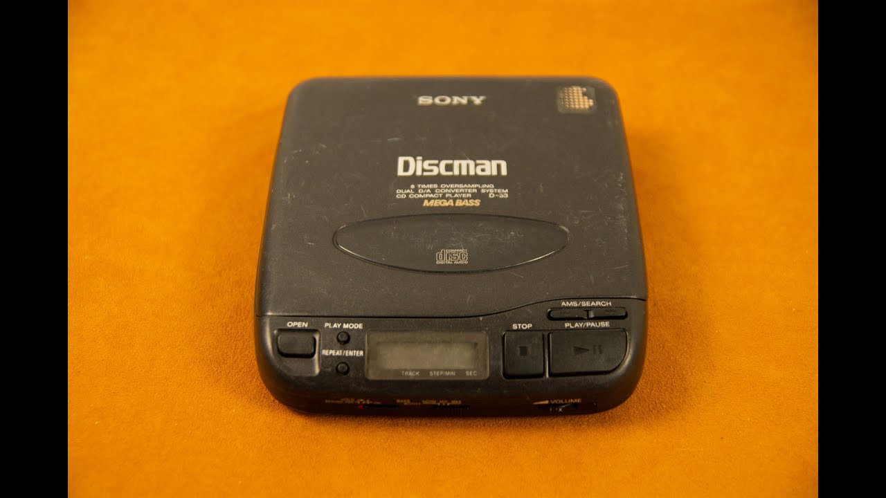 CD плеер Sony Discman D-33 (1991г)