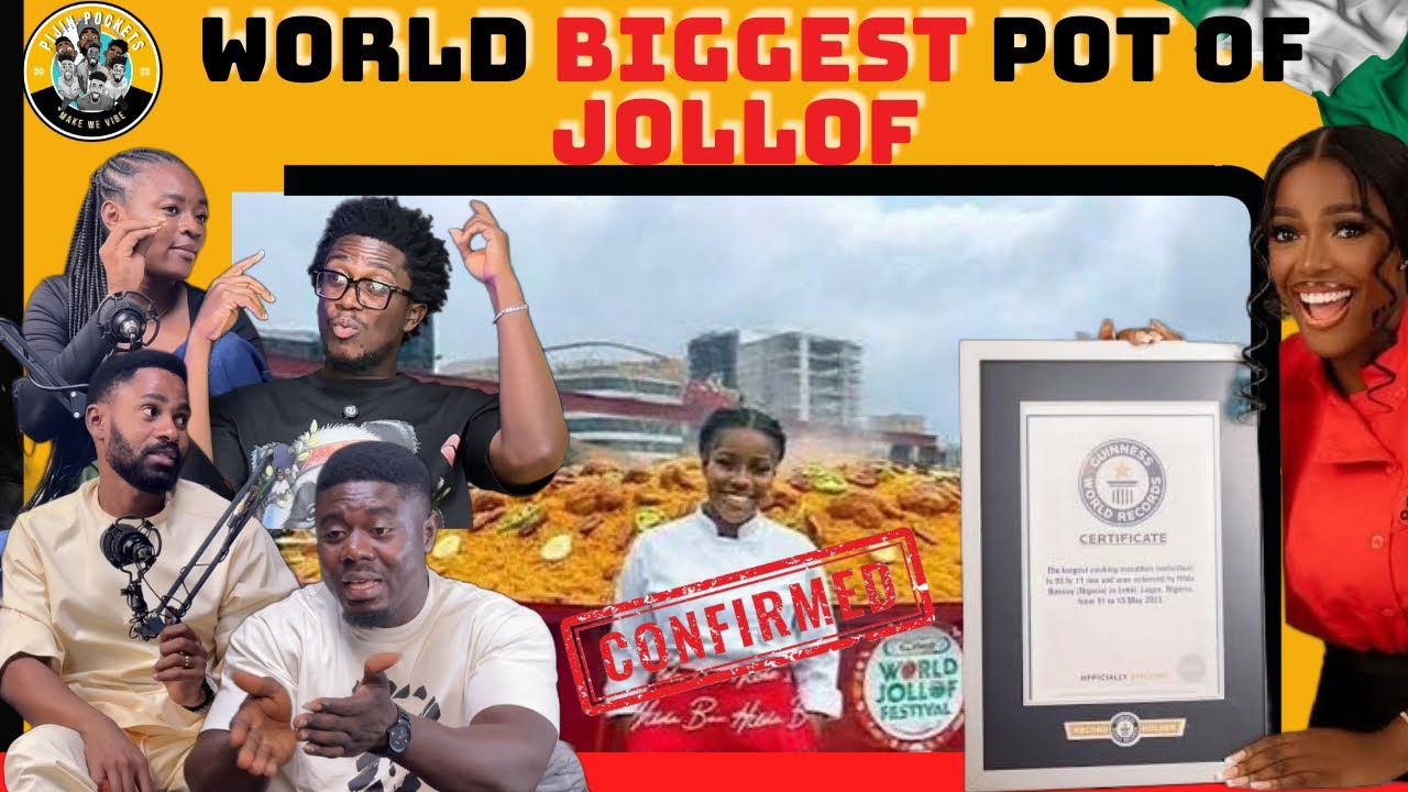 Hilda Baci’s Jollof World Record! Nigeria vs Ghana Jollof Debate Reloaded 🍲🇳🇬🇬🇭