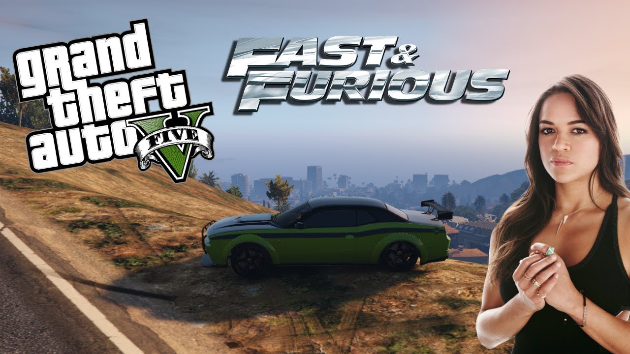 FAST AND FURIOUS 7 DANS GTA5 : AVOIR LA DODGE CHALLENGER SRT8 DE LETTY - Mrjksaw