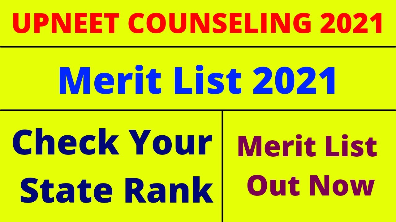 UPNEET COUNSELING MERIT LIST || CHECK NOW || NEET 2021 || CARING DOCTOR