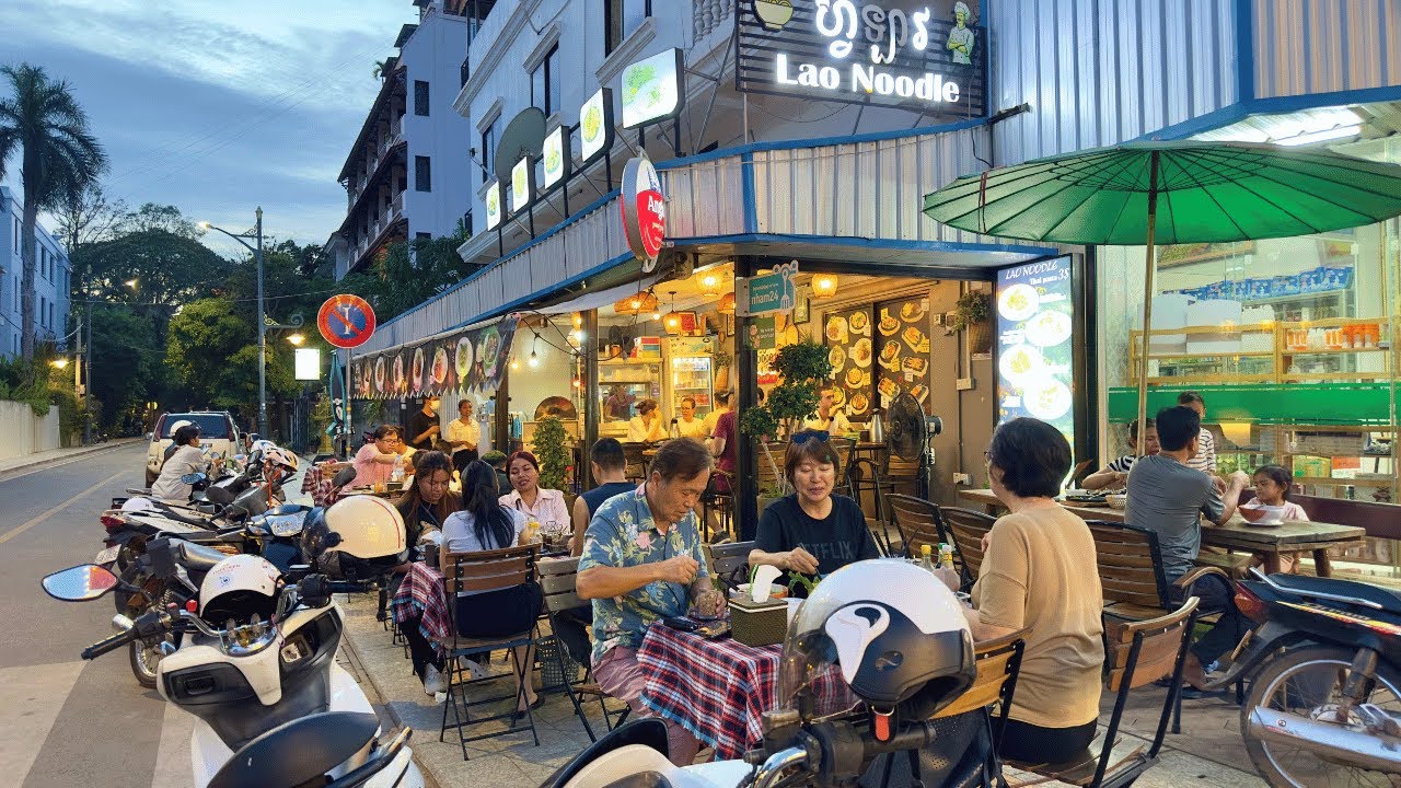 Popular Noodles Restaurant In Siem Reap | Lao Noodles in Siem Reap, Cambodia