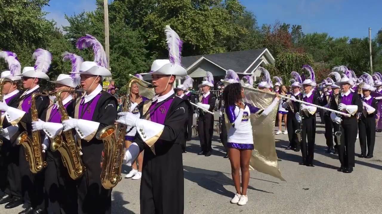 Blue Springs Golden Regiment at the #FallFunFest Parade 2016