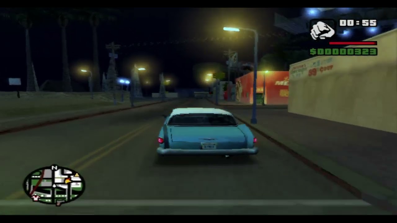 Blowing up a house and saving a girl in GTA:SA [PS2]
