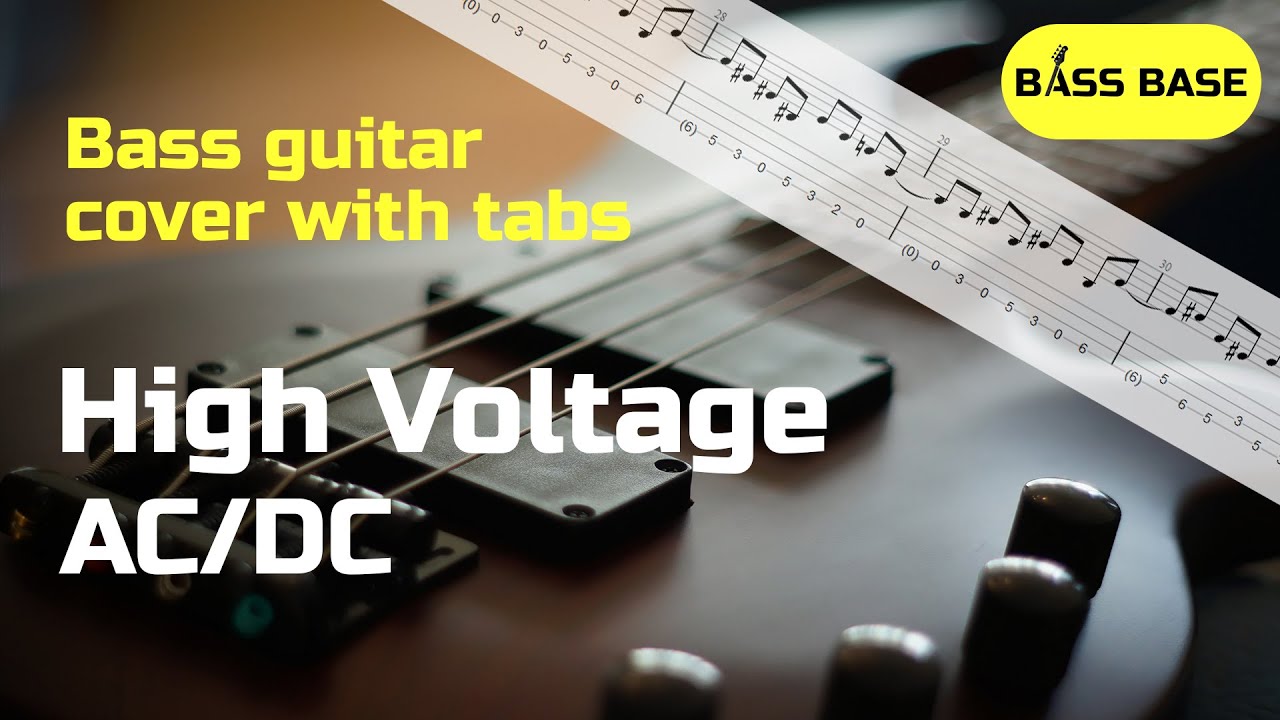 AC/DC - High Voltage - Bass cover with tabs (Bass + Drums)