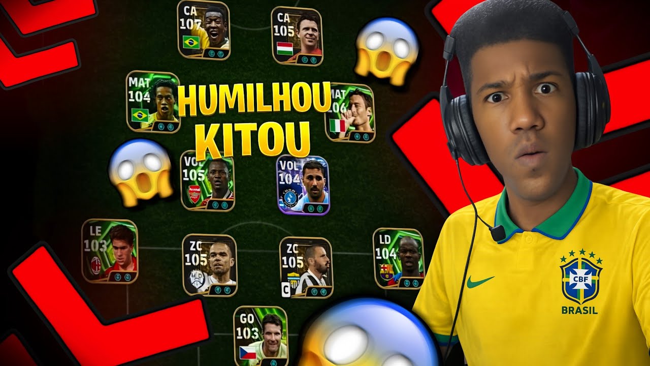 MELHOR HUMILHOU KITOU  no Efootball 2026 mobile