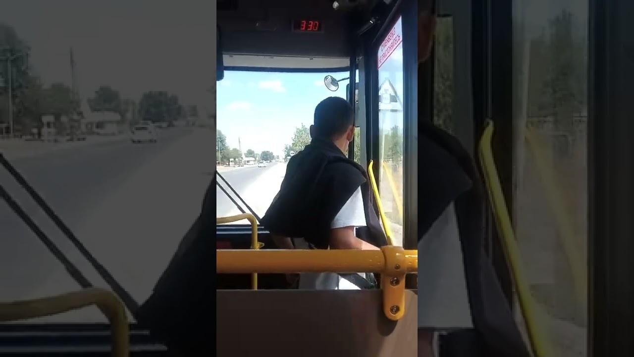 А теперь прокатимся по улицам Боралдая до мкр Водник... маршрут 124