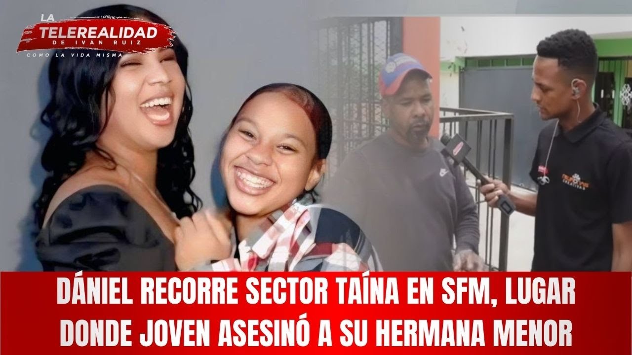 Dániel recorre sector Taína en SFM, lugar donde joven asesinó a su hermana menor.