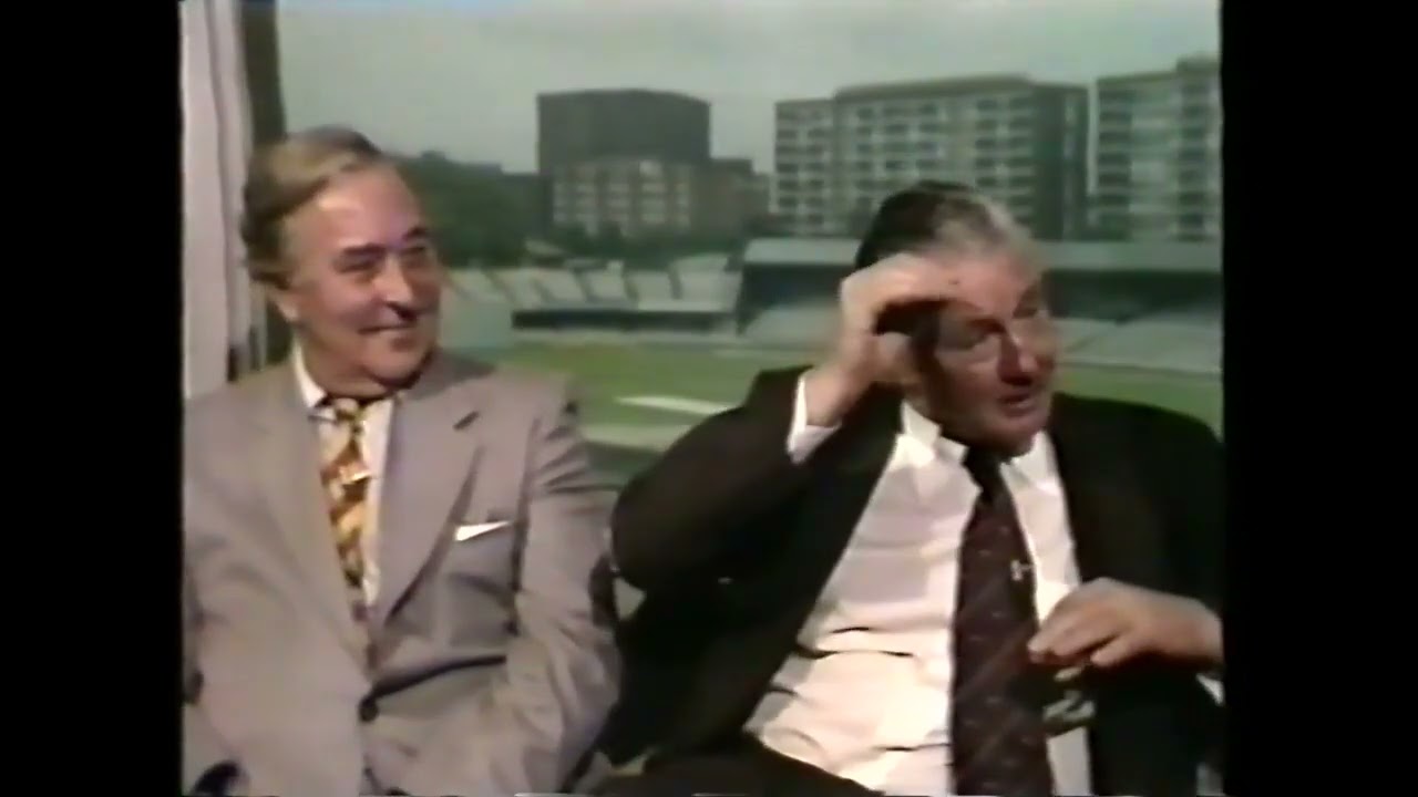 Vintage cricket GOLD! Incredible interview with LEGENDS Keith Miller and Denis Compton, 1980