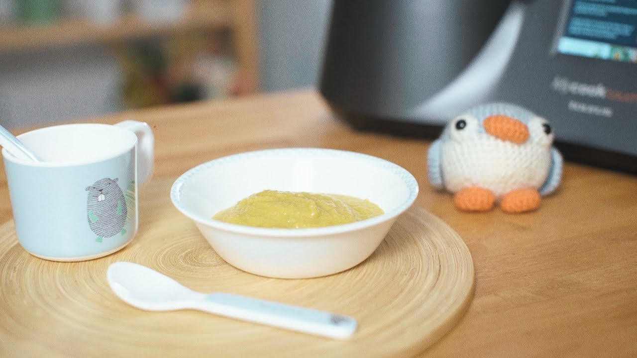 Papilla de pollo con verduras con Mycook Touch #recetasMycook