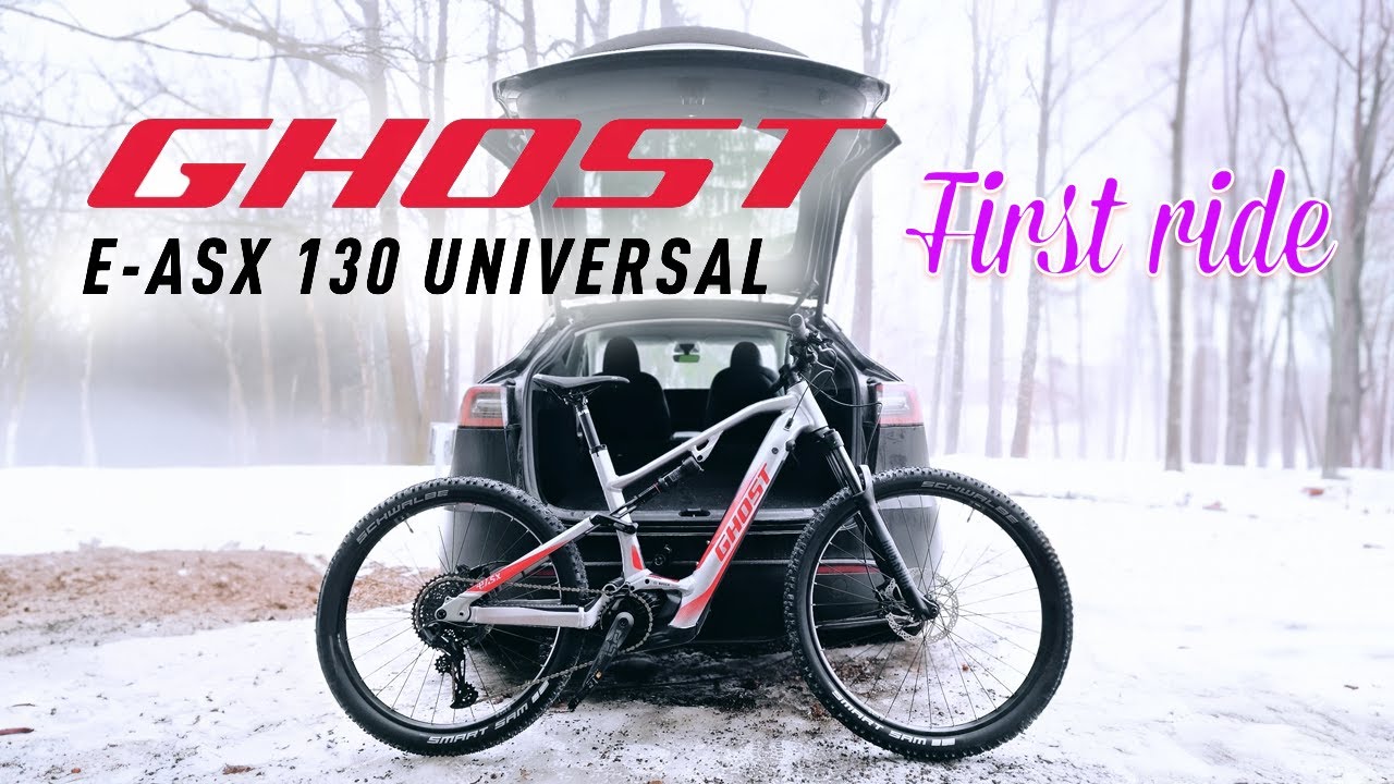 eMTB first ride EVER - GHOST E-ASX 130 Universal 750Wh