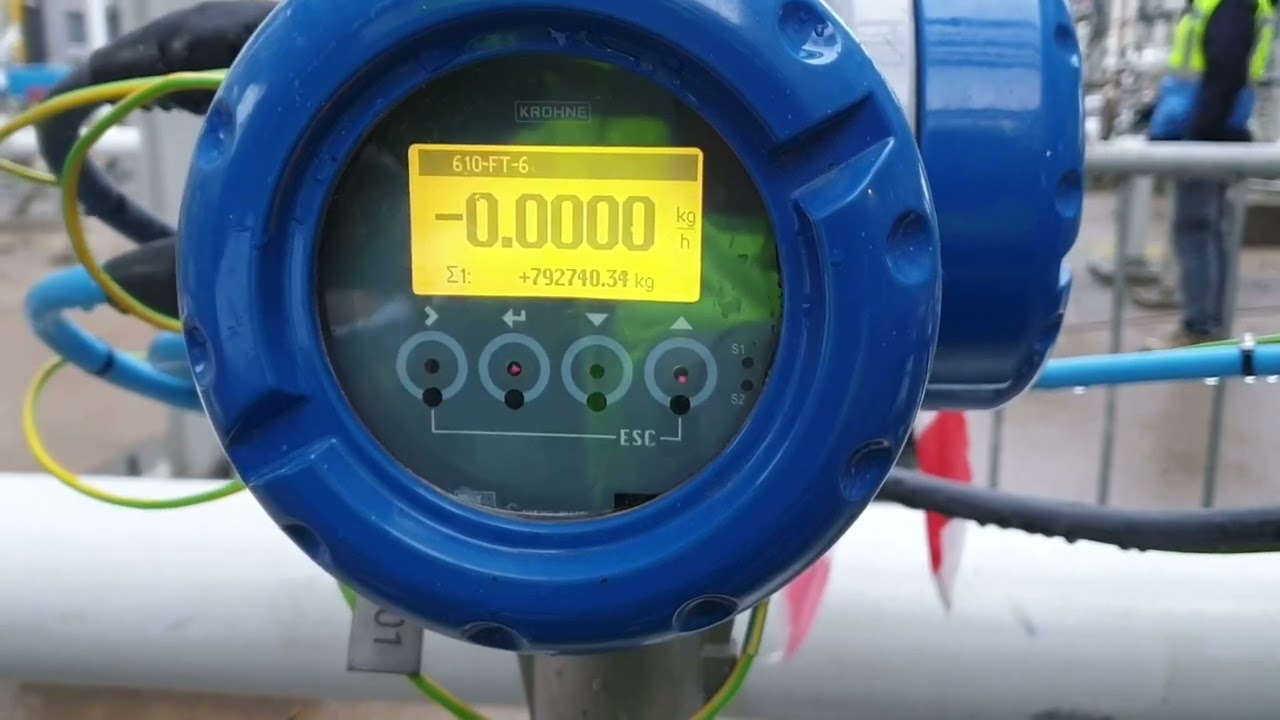 Basic setup electromagnitic and coriolis flow meter, model krohne.
