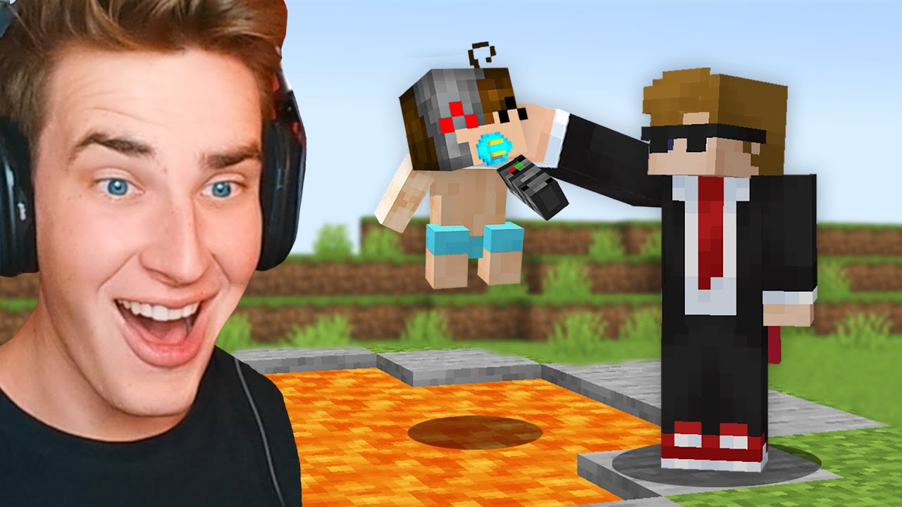 Я обманул своего друга с помощью BABY MOD в Minecraft...