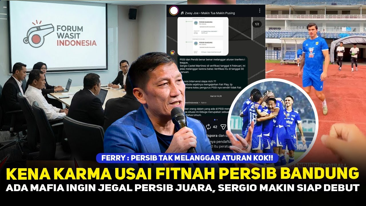 TERBONGKAR SEMUA❗️I League Ungkap Fakta Tuduhan Persib Curang~Sergio Sah Terdaftar