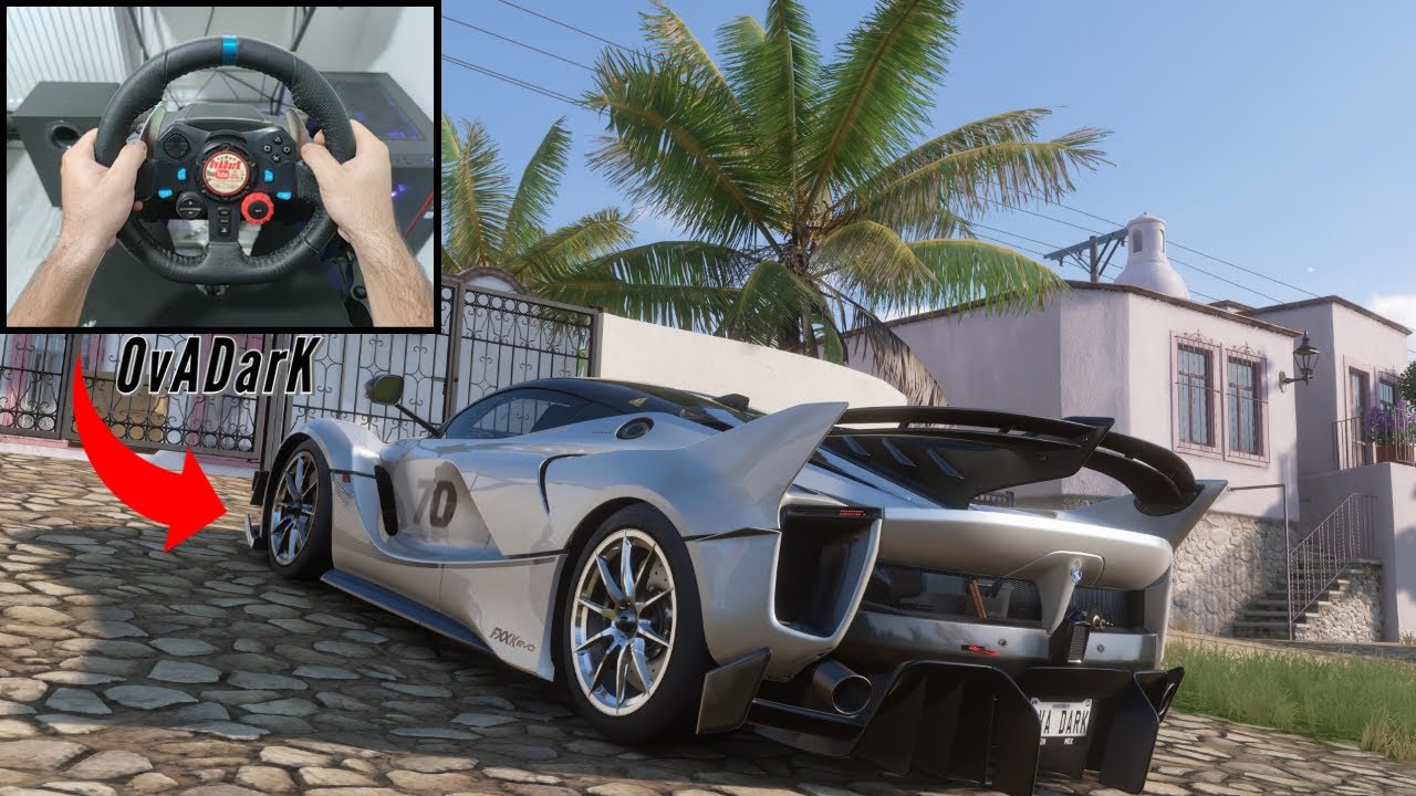 Ferrari FXX-K EVO ~ Forza Horizon 5 / Steering Wheel & Shifter Logitech G29 | 4K