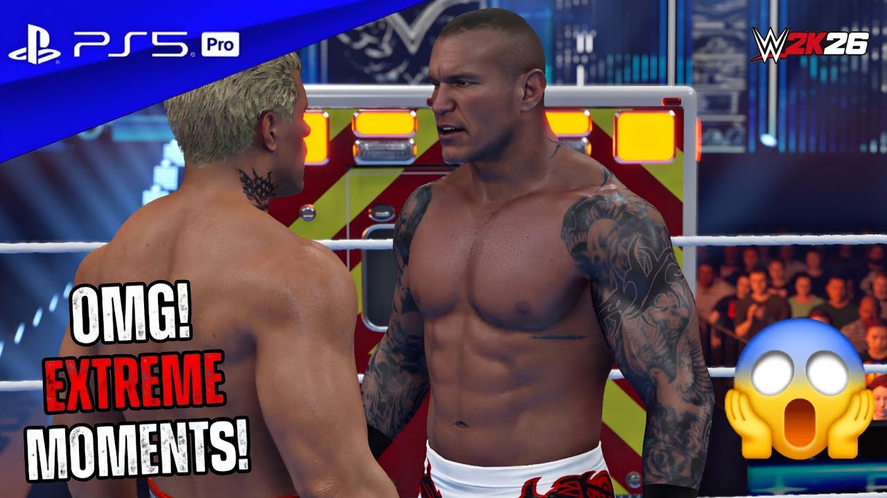 WWE 2K26 - Randy Orton vs. Cody Rhodes - Undisputed WWE Title Ambulance Match | PS5 Pro [4K60 HDR]