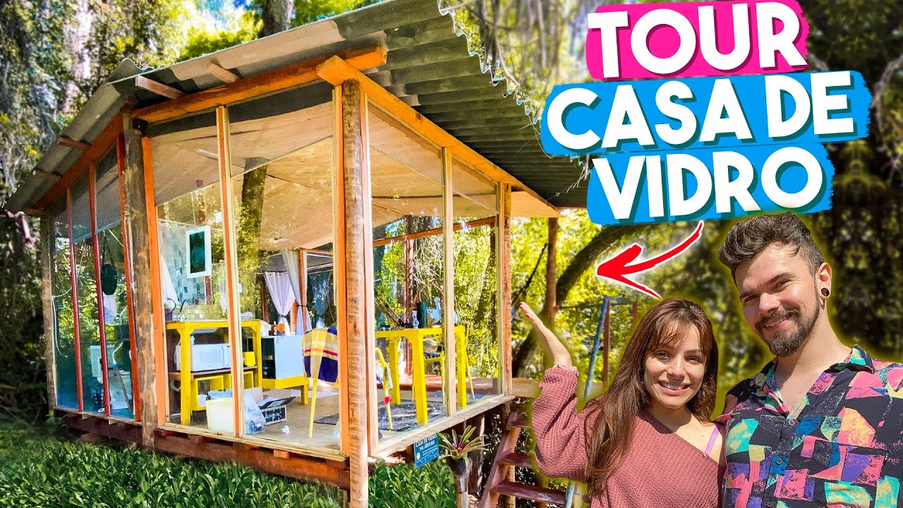 TOUR MINI CASA de VIDRO na ÁRVORE 🌳 🏠 | GABOB VIAJA EP.05