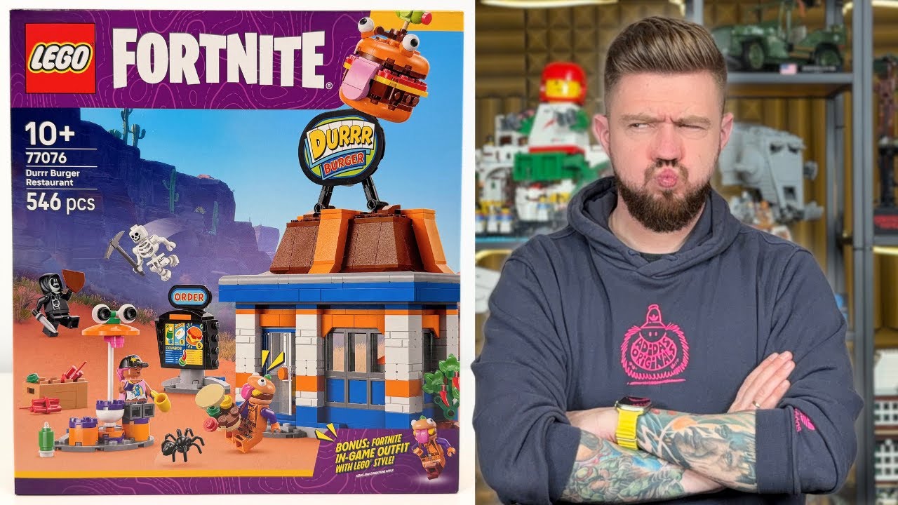 RESTAURACJA DURR BURGEROWNIA 🍔 LEGO FORTNITE 77076 RECENZJA