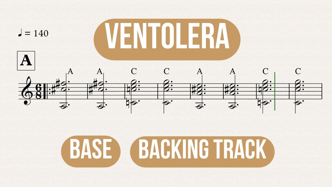 Ventolera Loop 140 bpm Backing Track Play Along Guitar Improvisation