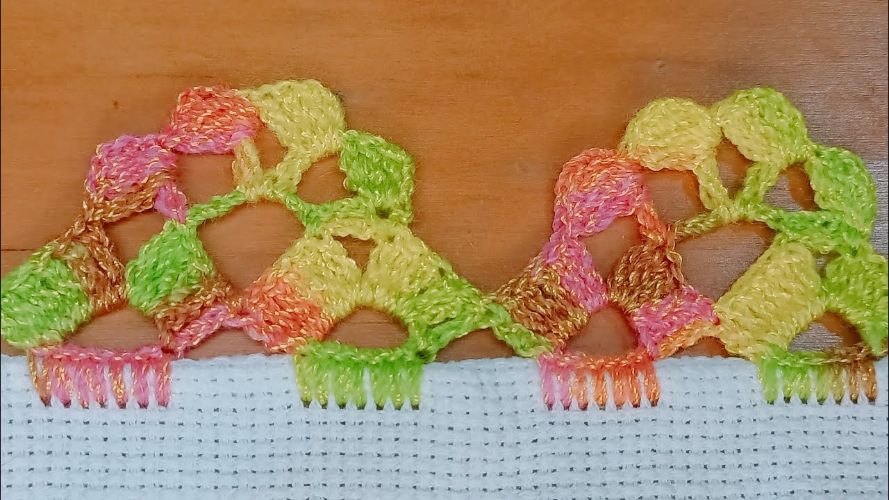 ¡PARA PRINCIPIANTES! ORILLA DE UNA SOLA VUELTA para servilletas 