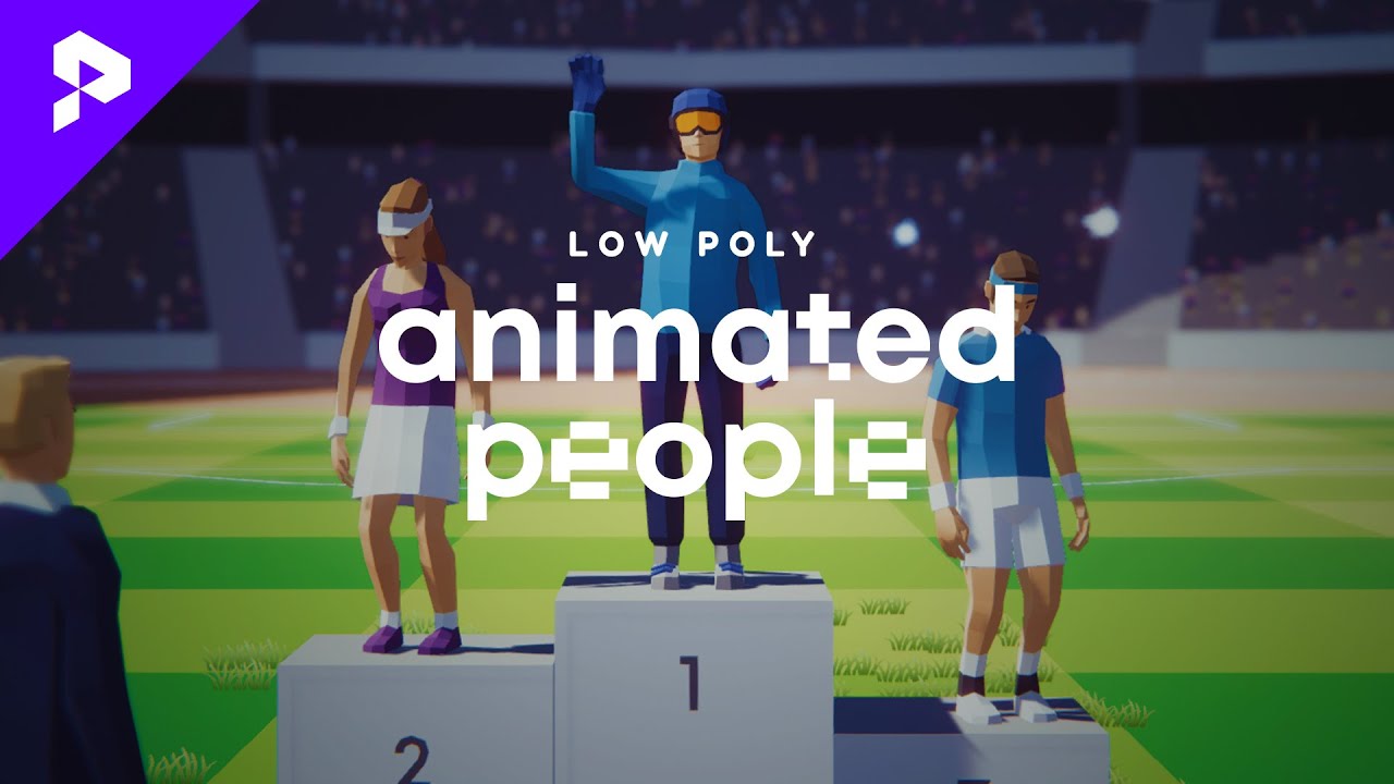 Low Poly Animated People
