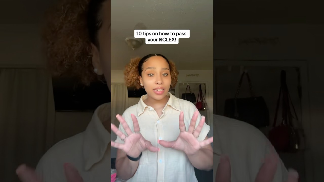 10 tips on how to pass your NCLEX-RN! #nclex #nclexprep #nclextips #nclexnursing  #newgradnurse