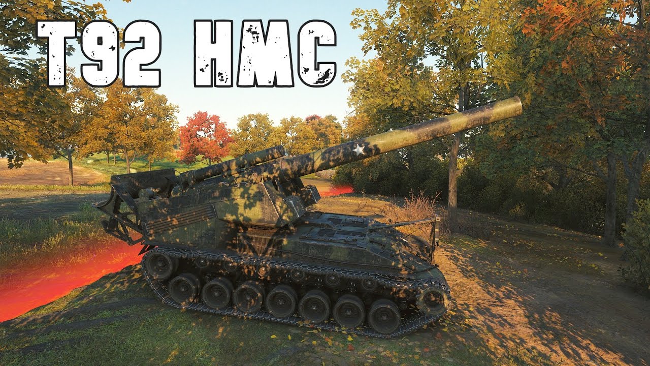 World of Tanks T92 HMC - Tier X American Artillery
