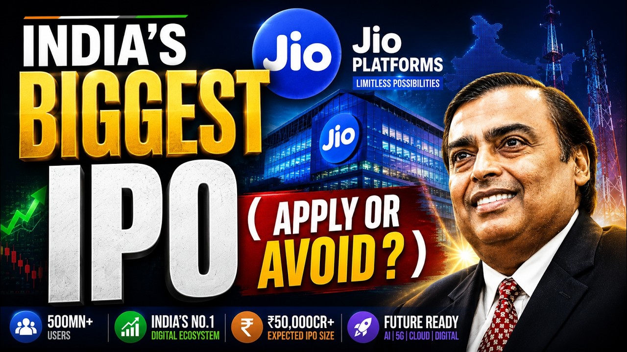 Jio Platforms IPO 🔥 India's Biggest IPO | Apply or Avoid? | Full Analysis |Risks, Valuation & Growth