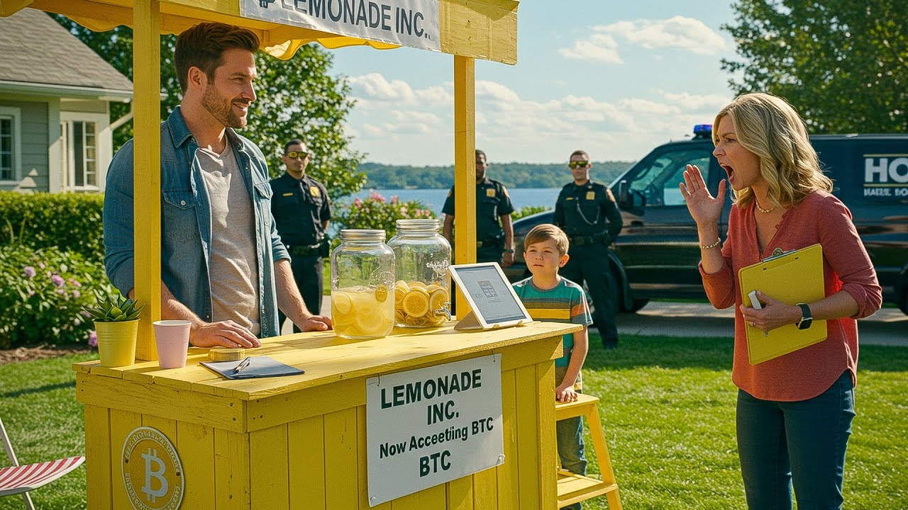 HOA Banned My Son's Lemonade Stand, So We Incorporated as 'Lemonade Inc' and Started Taking Bitcoin!