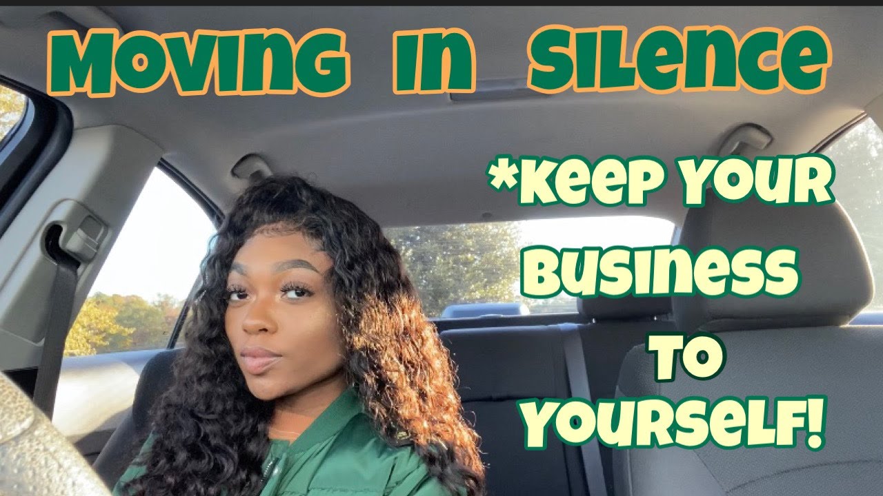 Why you should move in silence | If you are about to start a business, WATCH THIS!!!