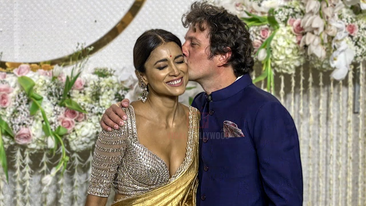 Shriya Saran and Andrei Koscheev Turn Romantic and KISS Each Other at Ira Khan's Reception