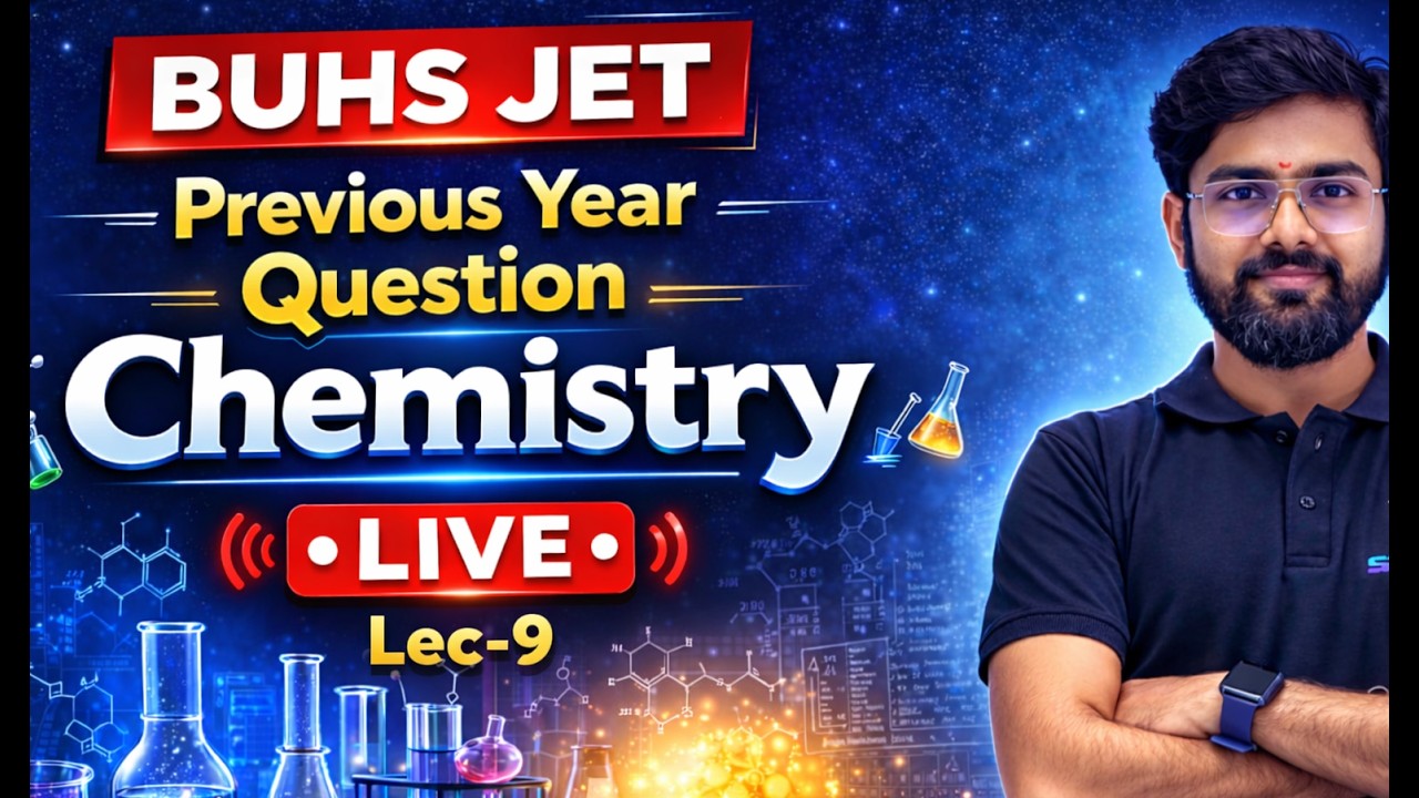 BUHS JET 2026 Chemistry Previous Year question.